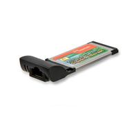 Syba SD-EXPC34-1GL ExpressCard Agere Chipset 1x RJ45 Gigabit Ethernet Card, 34mm