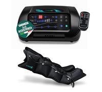 SYBILMED® ELITE 4 Pressoterapia Linfodrenaggio Professionale Digitale, Pressoterapia per Casa e Recupero Sportivo, 4 Camere D'aria con 2 Gambali