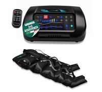 SYBILMED ELITE 8 Pressoterapia Linfodrenale Digitale, Massaggiatore Elettrico per Recupero Sportivo, 8 Camere D'aria con Pantaloni per Gambe, Glutei e Addome