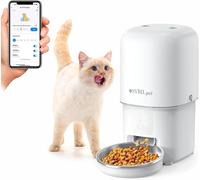 SYBILPET Distributore Automatico Cibo Gatti - Dispenser Crocchette con App