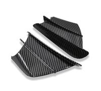 SYBLW Alette aerodinamiche Compatibile con Ducati per Desert X per Monster 400 per Monster 620 per Monster 695 Alettone Aerodinamico per Moto Dynamic per Wing Universale(Carbon Fiber Look)