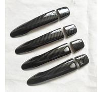 SYBLW Coperchio della maniglia Compatibile Con QASHQAI J11 2014 2015 2016 2017 2018 2019 Copri Maniglia Porta Cromata Accessori In Plastica Imitazione Fibra Di Carbonio