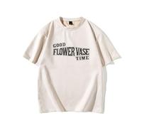 Sybnwnwm Baggy Y2K t-shirt grafica gotica t-shirt grunge t-shirt stampa stella lettera gotica top a maniche corte da donna, Bianco C, L