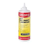 SYCOFIX Colla per legno resistente all'acqua, stucco per fughe parquet e laminato, colla per fughe, 1 kg