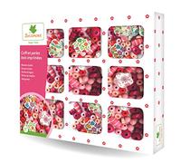 Sycomore attività Creative Bambini - Cofanetto di Perle in Legno Stampate - A Partire dai 3 Anni CRE3266