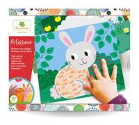 Sycomore - Kit pittura a dita per bambini, CREA030, rosso, set di 16 pezzi