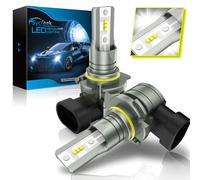 Sycreek 9012 HIR2 LED Lampadine,16000LM CanBus Senza Errori 6500K Super Brillante Fari Abbaglianti e Anabbaglianti, Kit Sostituzione Lampada Alogena E Fari Allo Xenon,2 Lampadina Hir2
