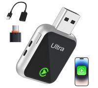 Sycr dattatore Mini CarPlay Wireless,Plug & Play: converte il CarPlay cablato in wireless. Compatibile con auto dal 2016, iOS 10+ e veicoli con CarPlay cablato