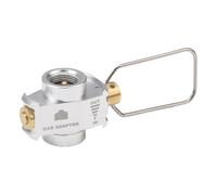 SYCSYH Adattatore per cartuccia del gas, adattatore di ricarica del gas, cartuccia del gas, valvola a vite, adattatore per fornello da campeggio, valvola Lindal, compatibile con butano e propano