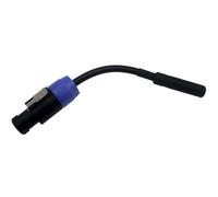 SYCZIOHU Cavo adattatore Speakon da 15 cm a jack mono femmina da 6,35 mm per amplificatori, altoparlanti e ricevitori da scaffale (1 pz)