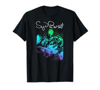 Syd Barret Colorful Portrait with Guitar Maglietta