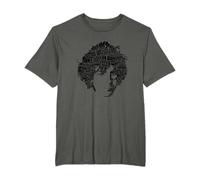 Syd Barrett Parola Nuvola Lyrical Ritratto Maglietta