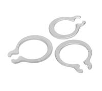 SYDARSYN Anelli Elastici di Sicurezza in Acciaio Inox Anelli Elastici a Scatto Esterno Anello di Sicurezza 3mm (200 Pezzi)