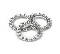 SYDARSYN Rondella di Sicurezza Dentata Esterna Acciaio Inox Rondelle di Bloccaggio a Stella M8 (60 Pezzi)