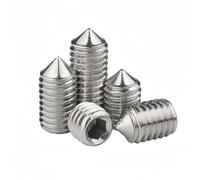 SYDARSYN Viti Senza Testa a Punta Conica in Acciaio Inox Viti Grani Viti a Brugola M3x6mm (30 pz)