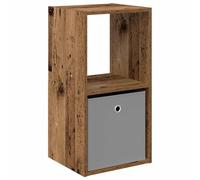 SYDE Comodino in legno, 35 x 32 x 68,5 cm | Con cassetti, maniglie a pressione, per camera da letto, soggiorno o ufficio