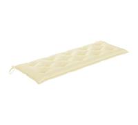 SYDE Panca da giardino in teak con cuscino, 159 cm | Impilabile, resistente alle intemperie, legno essiccato al forno, max. 110 kg per sedile