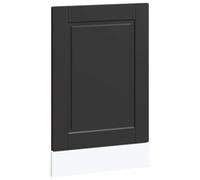 SYDE Pannello per lavastoviglie Porto, 45 x 1,5 x 57 cm, legno compensato, nero | Resistente all'umidità e alla deformazione, facile da pulire con un panno umido, design senza tempo per la cucina