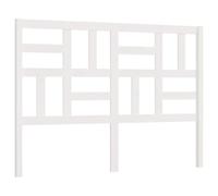 SYDE Testiera per letto in legno massello di pino bianco, 146 x 4 x 104 cm | Design moderno, per letti senza testiera, aspetto rustico, valorizza la tua camera da letto