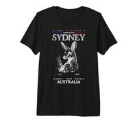 Sydney Australia Canguro Vintage Maglietta Premium