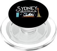 Sydney Australia City Skyline Mappa Viaggio PopSockets PopGrip per MagSafe
