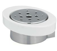 Sydney Cromo Piattino Portasapone Con Supporto per Paret IN Metallo Cromato