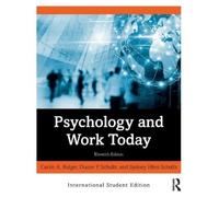 Psychology and Work Today: International Student Edition