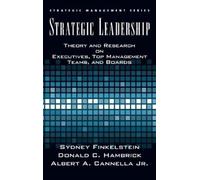 Sydney Finkelstein Donald C. Hambrick Albert Strategic Leade (Copertina rigida)