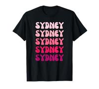 Sydney First Name Minimalist Design Maglietta