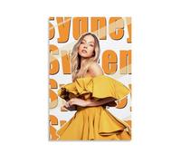 Sydney Sweeney: opere d'arte per pittura a olio sono durevoli, impermeabili e facili da pulire in stanze, salotti, camere da letto, cucine e facili da montare, senza cornice, 50 x 75 cm