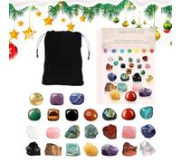 Syengery Calendario Avvento Per Il Conto Alla Rovescia | Pietra per la Meditazione da 24 Giorni - 2025 Calendario Avvento,Per La Collezione Meditazione, La Festa a Mamma, Il Compleanno E Lo Yoga