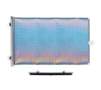 Syengery Cancello Per Cani Da Interno,Retrattile Senza Foratura - Barriera Di Sicurezza Domestica Per Cuccioli,Per Portico Terrazza Scale Balcone Garage Ponte Cani Gatti