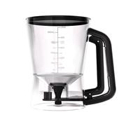 Syengery Distributore Di Impasto Per Pancake,1L Forma Imbuto Shaker Manuale - Distributore Di Impasto Per Cupcake,Per Cupcake Salsa Sciroppo Olio Condimento Crema Condimento Insalata Burro Miele