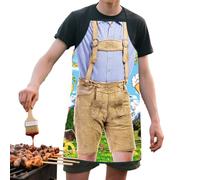 Syengery Grembiuli Divertenti Da Griglia Per Uomini | Grembiule Da Cucina Per Adulti,Resistente Alle Macchie E Traspirante Per Natale Ristorante Matrimonio Halloween Cucina Picnic Festività Occasioni