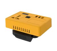 Syengery Inverter Per Batteria Per Attrezzatura Elettrica,Alimentatore Portatile per Dispositivi - Da 21V a 200-220V Inverter, Caricatore Universale per Telefono per Casa Viaggio Esterno