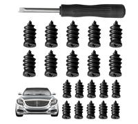 Syengery Kit Di Riparazione Per Pneumatici Con Tasselli A Vite | Strumento Per Riparare Forature - Spina Vite per Pneumatici,Per, Viaggi A Lunga Distanza, Avventure, Commuting, Campeggio, Autostrada