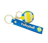 Syengery Portachiavi da basket per ragazzi, Portachiavi da basket 3D | Adorabili portachiavi sportivi da calcio,Ciondolo per zaino con ciondolo a forma di fumetto con chiave creativa per