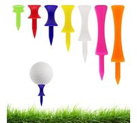 SYEYCW 105 Pezzi Golf Tees Plastica, Riutilizzabile Castle Tees Golf, Taglie Miste Golf Tee, Portatile Tees da Golf, Durable Castle Tee in Colori Multipli (25mm, 31mm, 37mm, 46mm, 51mm, 59mm, 70mm)