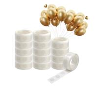 SYEYCW 1500 Pezzi Trasparente Punti Appiccicosi, 15 Rotoli Doppio Adesivo Colla Punti Nastro, Rimovibili Palloncino Colla Punto Punti, per Matrimoni, Feste di Compleanno, Decorazione Palloncino