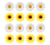 SYEYCW 16 Pezzi Fermagli per Capelli Margherita, Forcine per Capelli Girasole, Accessori per Fiori Antiscivolo Carini, Accessori Styling Eleganti, per Matrimonio in Spiaggia Vacanze Estive Quotidiane