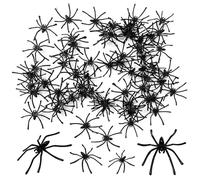 SYEYCW 180 Pezzi Ragno Finto, Realistico Ragno Spaventoso, Decorazioni per Halloween, Ragni Spaventosi, Nero Ragno di Plastica, per Casa Stregata Halloween Decorazioni per Feste a Tema Horror