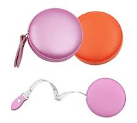 SYEYCW 2 Pezzi Metro da Sarta, 60 Pollici / 1,5 Metri Piccolo Metro a Nastro in Pelle Retrattile, con Doppio Lato Metrico e Imperiale, Ideale per Cucito, Sartoria, Misure del Corpo e Artigianato