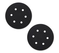 SYEYCW 2 Pezzi Platorello per Levigatrice, 150 mm Platorello con Interfaccia, 6 Pollici 6 Fori Tamponi Lucidanti per Levigatura, Cuscinetti Interfaccia in Spugna Morbida, per Levigatrice e Lucidatura