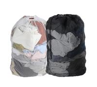 SYEYCW 2 Pezzi Sacchetti Lavatrice Rete Biancheria, 60 x 90cm Riutilizzabile Retina per Lavatrice, Grandi Sacchi per Biancheria con Coulisse Chiudibile a Chiave, per Vestiti, Deposito Giocattoli