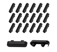 SYEYCW 20 Pezzi Coperture per Fori di Drenaggio, Tappi di Protezione Tempesta, Tappi per Davanzali di Finestre, Tappi di Drenaggio di Ricambio, per Telaio Finestre, Fissaggio Acqua