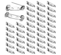 SYEYCW 250 Pezzi Spille da Balia, Argento Spille Posteriori di Gioiello, 20mm Spille di Sicurezza Metallo, per Appuntare, Fissare o Allacciare Vestiti, per Creazioni Artigianali e Uso Domestico