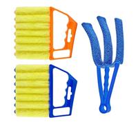 SYEYCW 3 Pezzi Pulisci Persiane, Riutilizzabile Pulisci Tapparelle, Spazzola Pulizia Veneziane in Microfibra, Spazzola Pulizia Persiane, Automotive Condizionatore Pulita, per Tende Veneziane