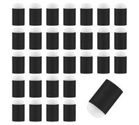SYEYCW 30 Pezzi Nero Applicatore di Spugna a Dito, Spugna per Pittura Artistica Multifunzionale, Strumenti di Spugne Dito Daubers per Pittura, per Inchiostro, Artigianato, Gesso, Carta Fai Da Te