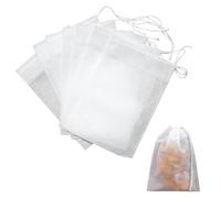 SYEYCW 300 Pezzi Filtro Tea Usa e Getta con Coulisse, Bustine The Vuote, 5 x 7 cm Sacchetti da Tè Usa e Getta, Bustine Te Vuote per Tè Sfuso, Tè Aromatizzato, Spezie, Vaniglia, Lavanda, Caffè