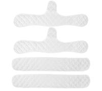 SYEYCW 4 Pezzi Assorbi Sudore Sotto Il Seno, Imbottiture Anti-Sudore in Cotone Sotto Il Reggiseno, Riutilizzabile Fodere Antisudore per Reggiseno, Cuscinetti Sottoseno Assorbi Sudore da Donna